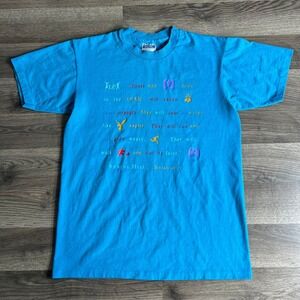 VTG Christian Bible‎ Verse T Shirt Men's Medium Isaiah 40:31 Made in USA